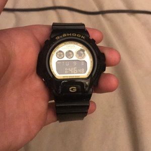 Black & Gold G-Shock Watch